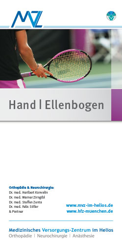 Info-Broschüre - Hand Ellenbogen